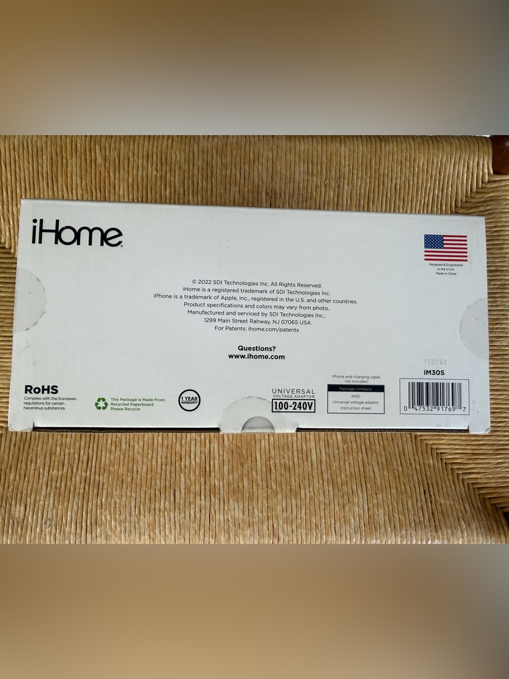 ihome Color Changing FM Clock Radio - Picture 6 of 6